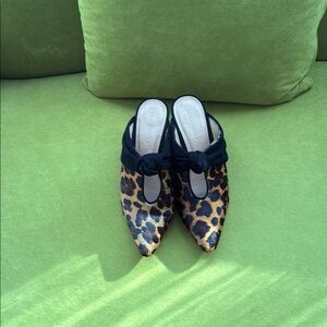 Leopard Print Women's Mules Bernardo